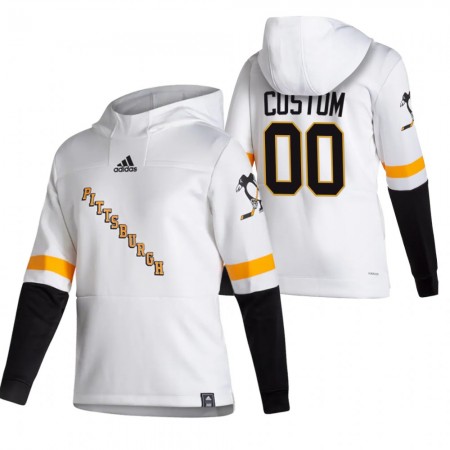 Herren Eishockey Pittsburgh Penguins Custom 2020-21 Reverse Retro Pullover Hooded Sweatshirt